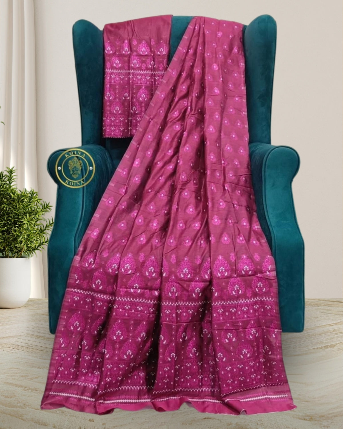AC cotton mekhela sador