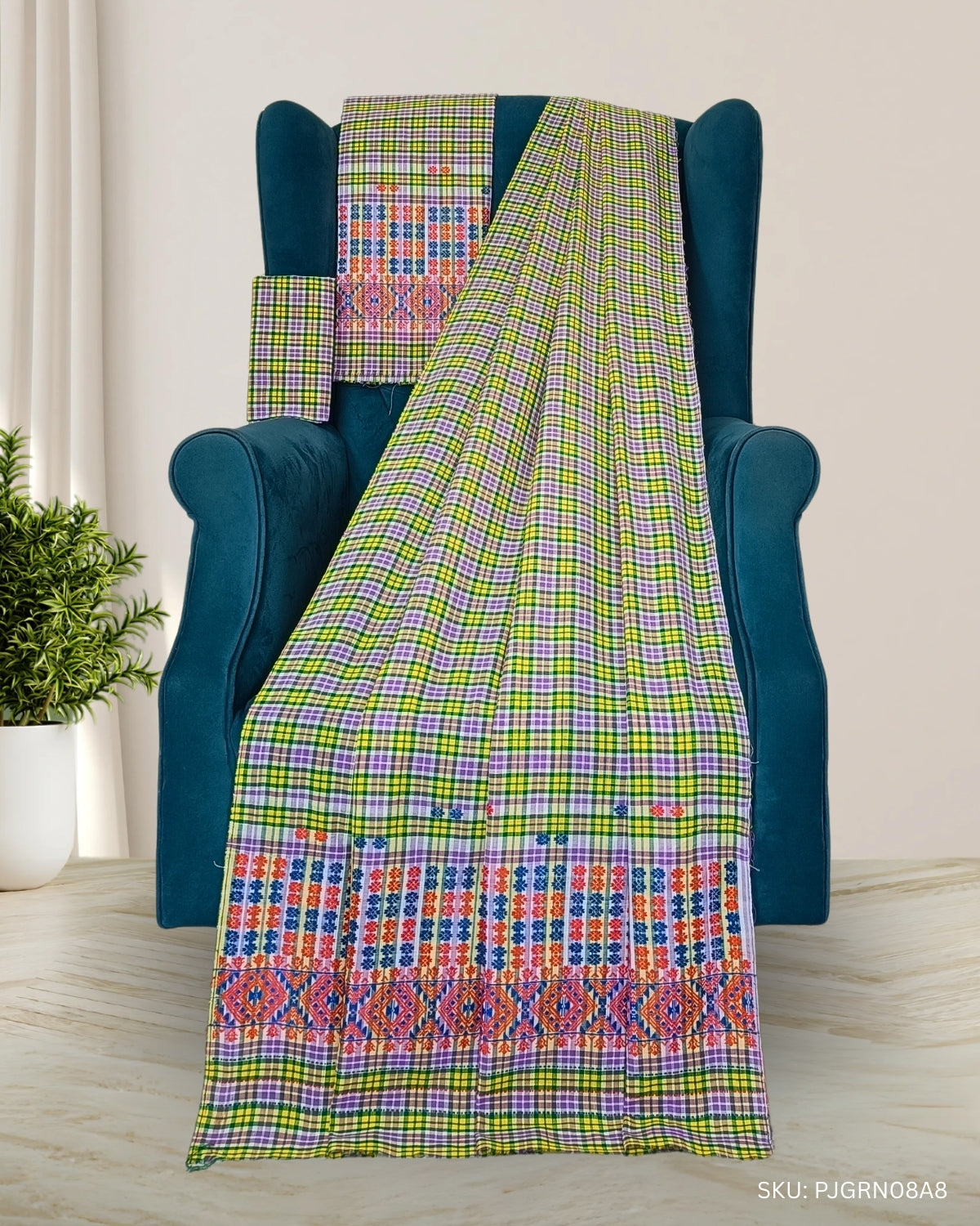 Pajok design Mising mekhela sador