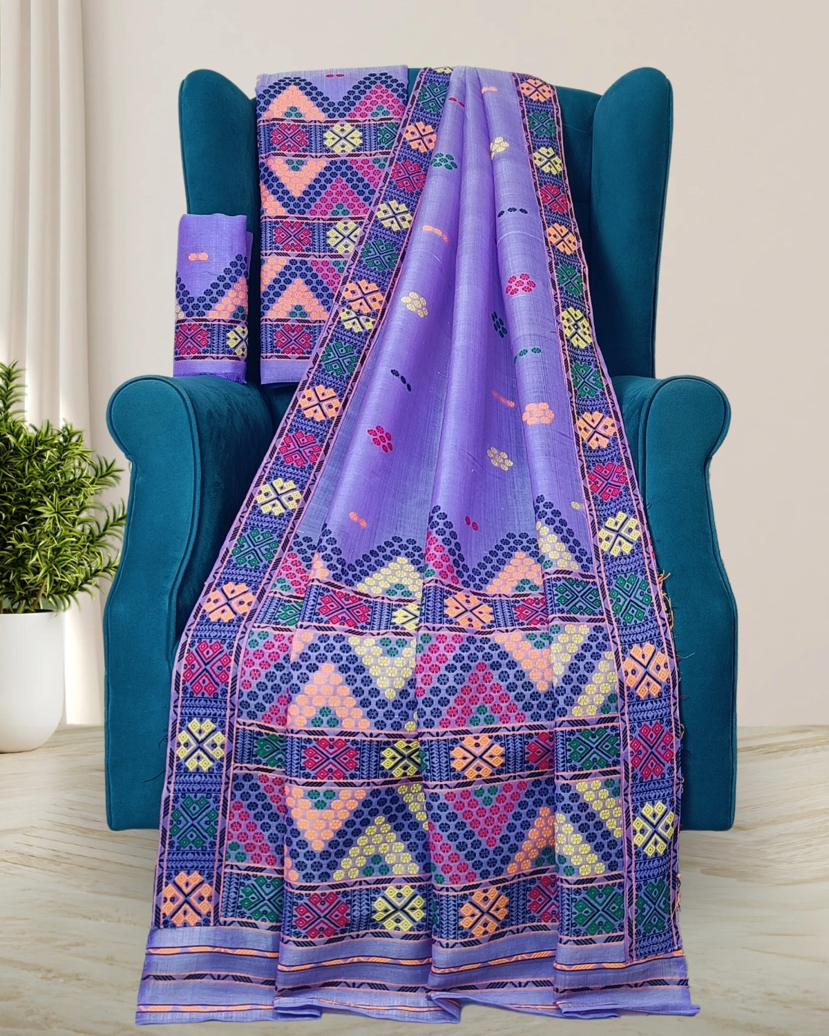 Semi nuni Mising mekhela sador