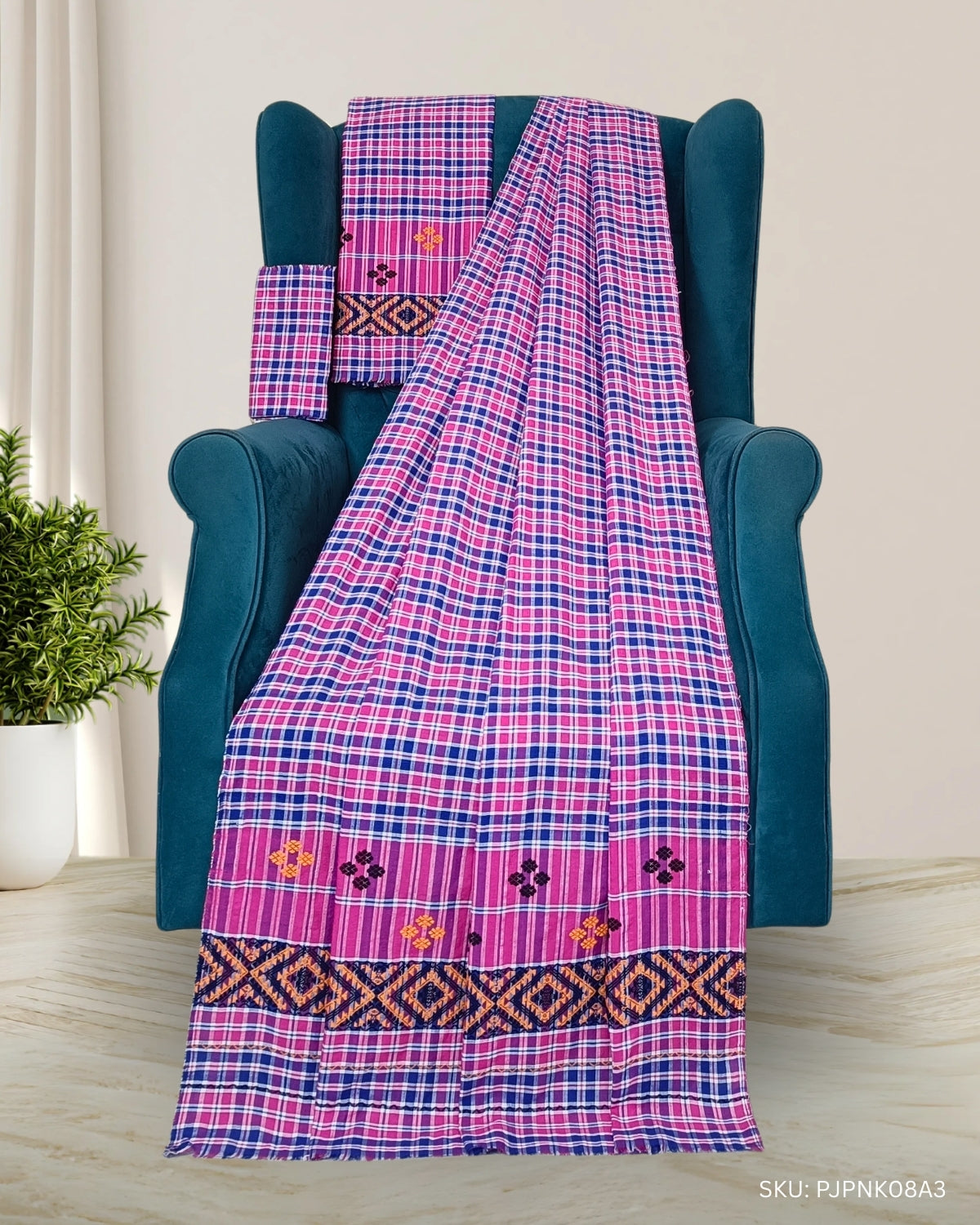 Pajok design Mising mekhela sador