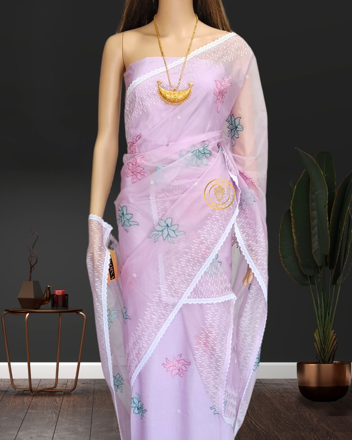 Organza Mekhela sador