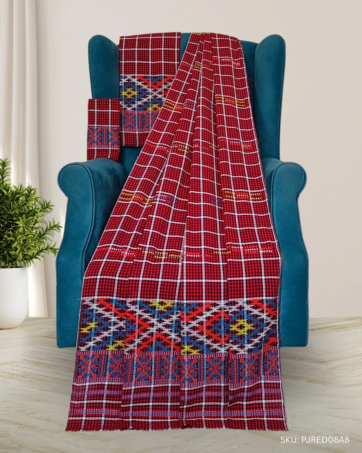 Pajok design Mising mekhela sador