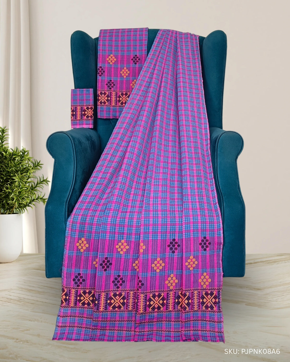 Pajok design Mising mekhela sador