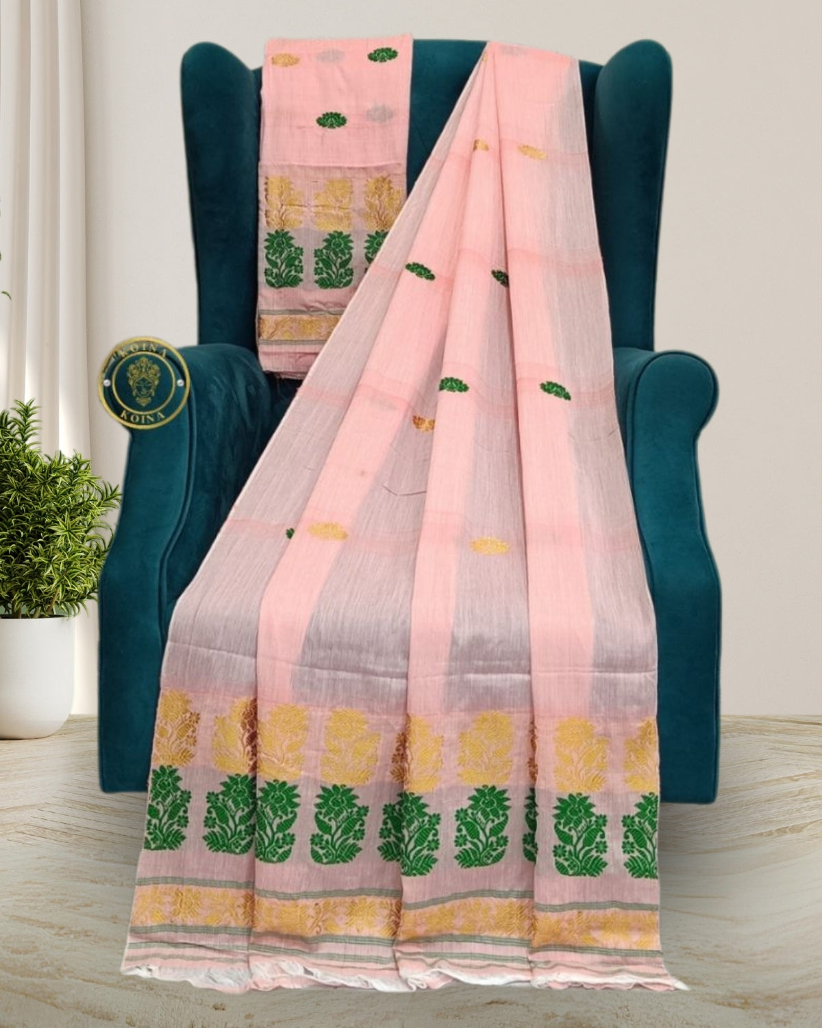 Swiss cotton mekhela sador
