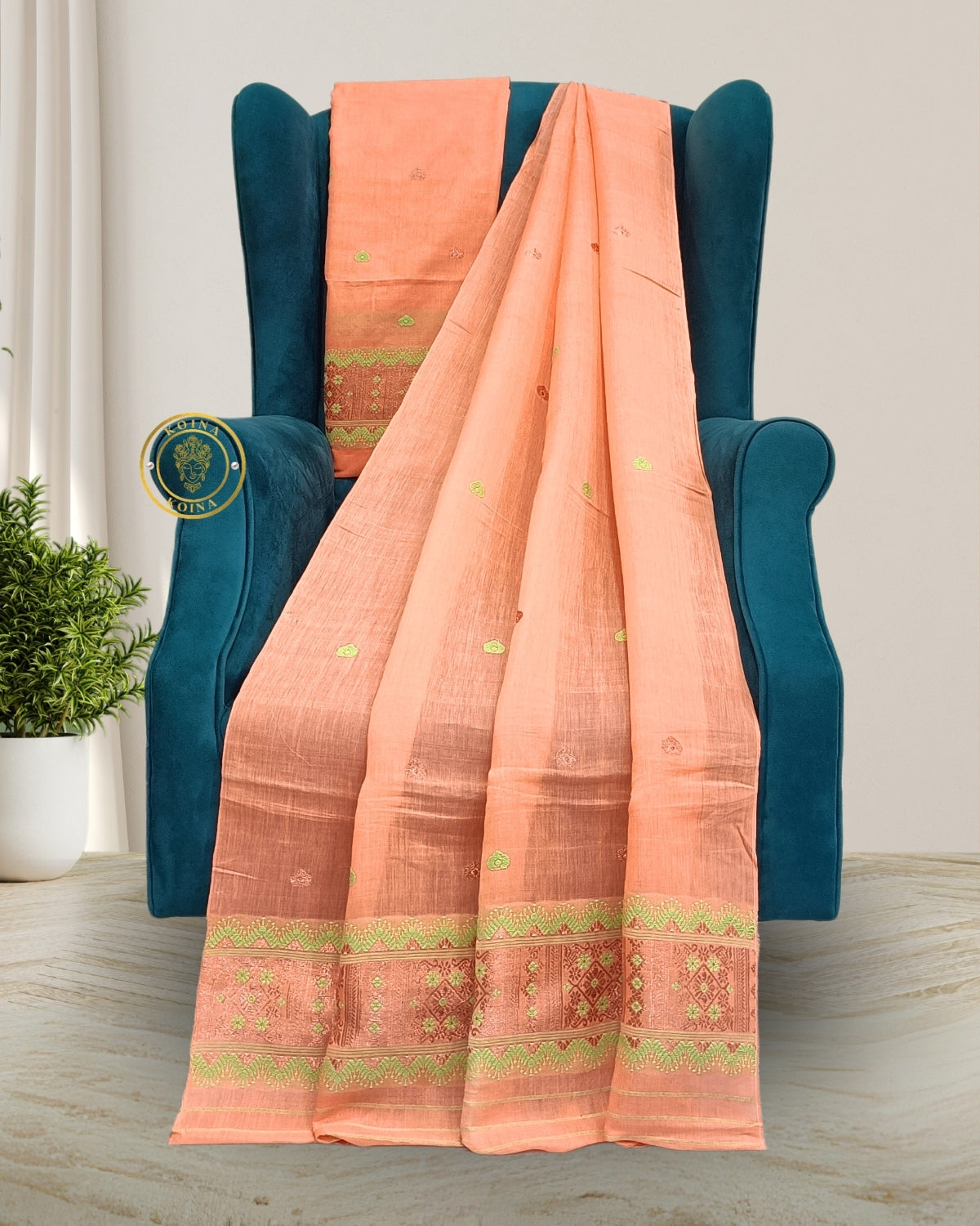 Nuni cotton mekhela sador