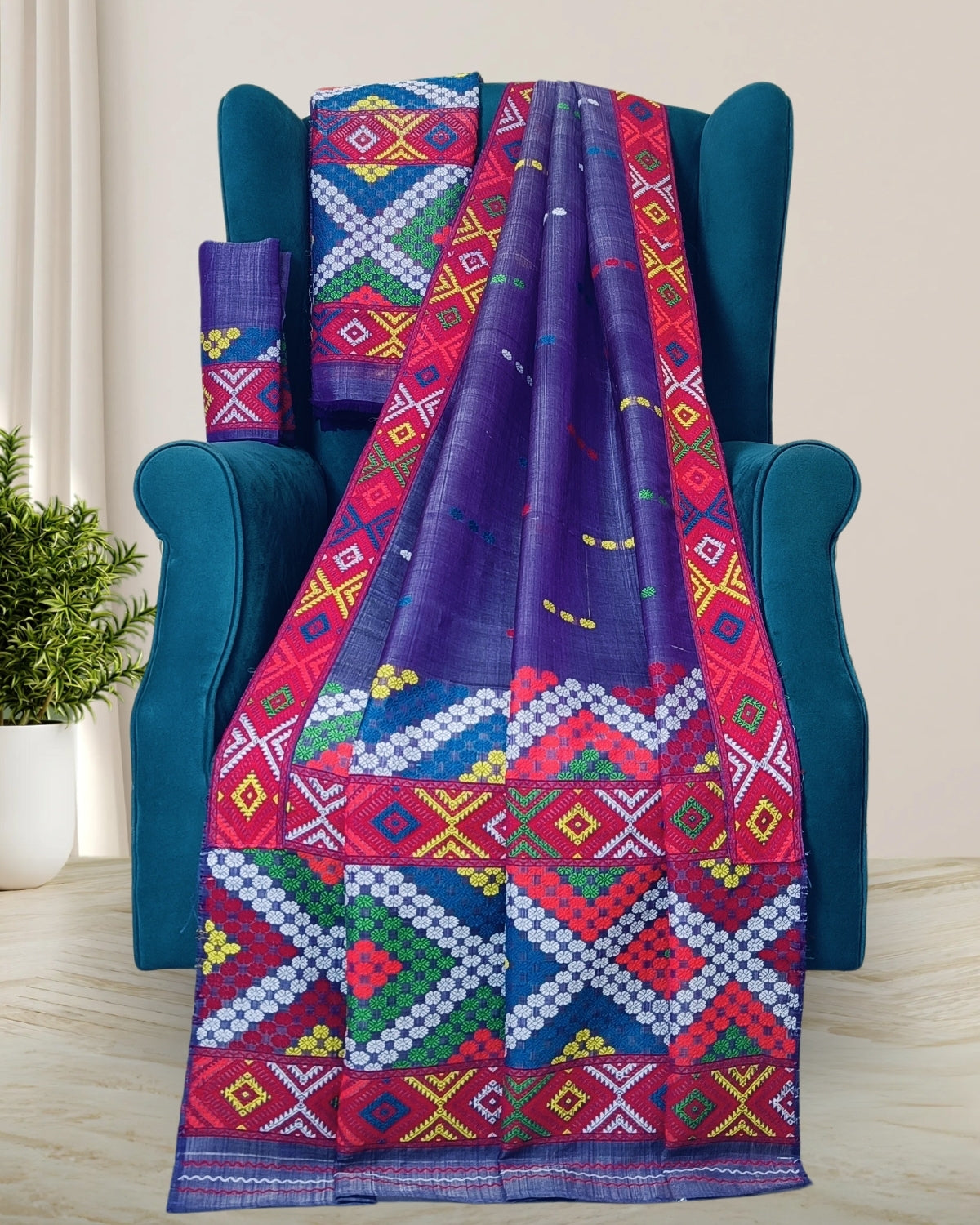 Semi nuni Mising mekhela sador