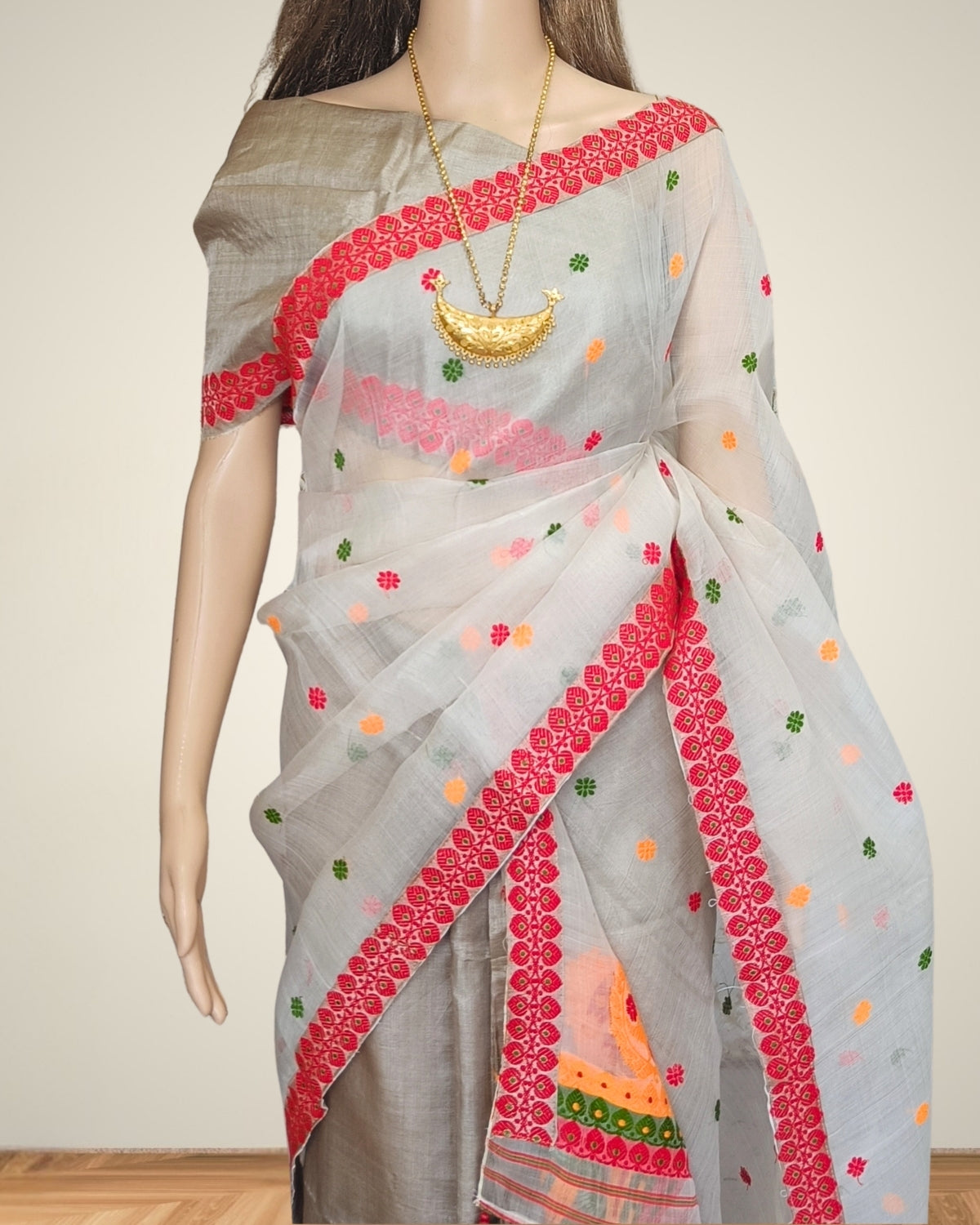 Pure nuni sador with toss mekhela