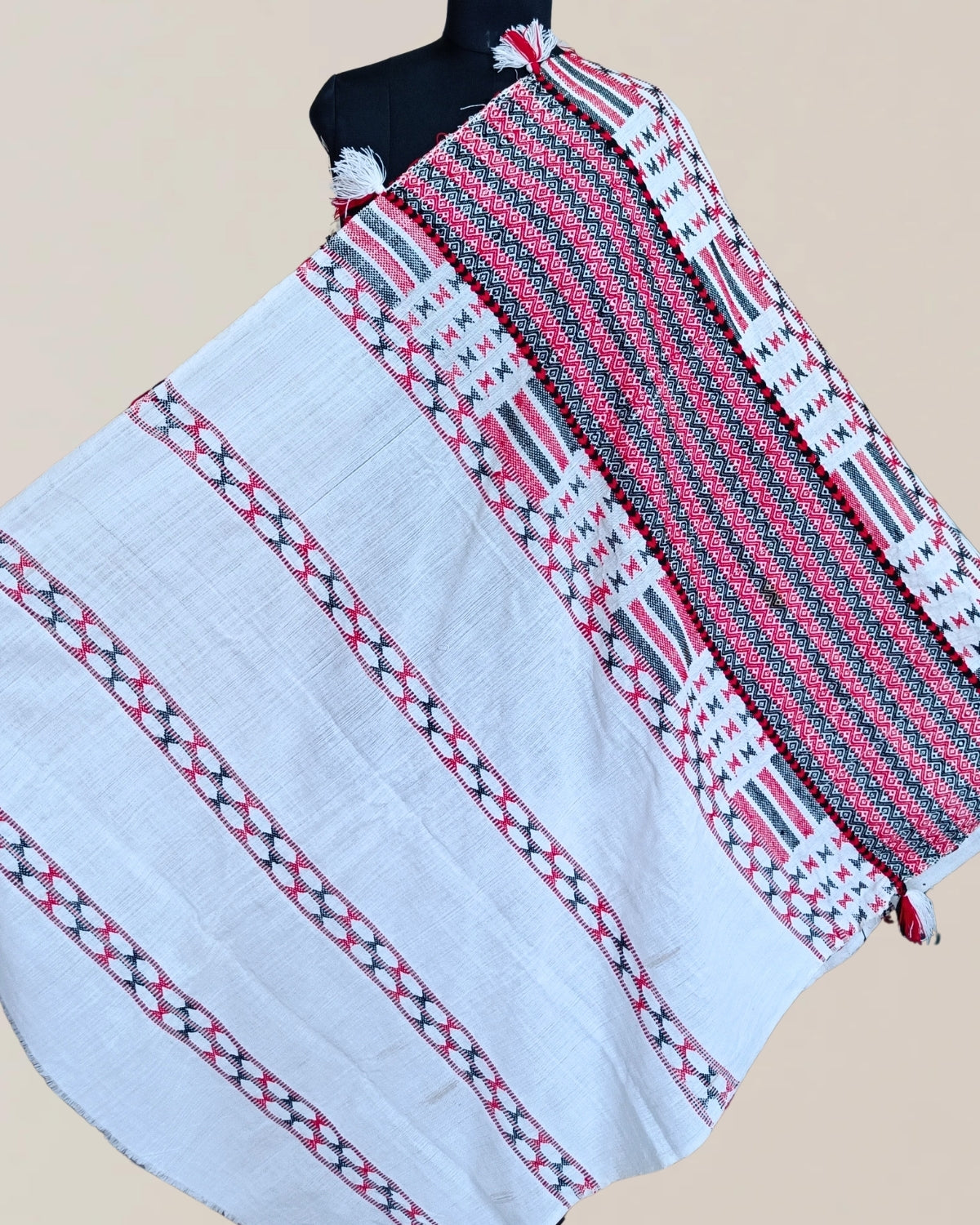 White padmini cotton Mising gero