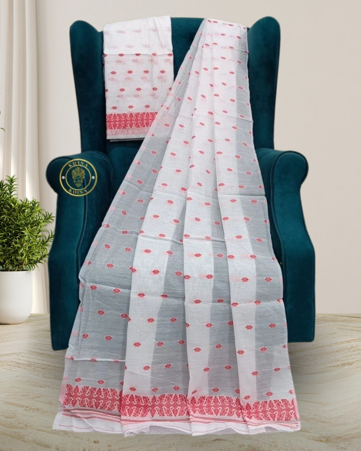 AC cotton mekhela sador