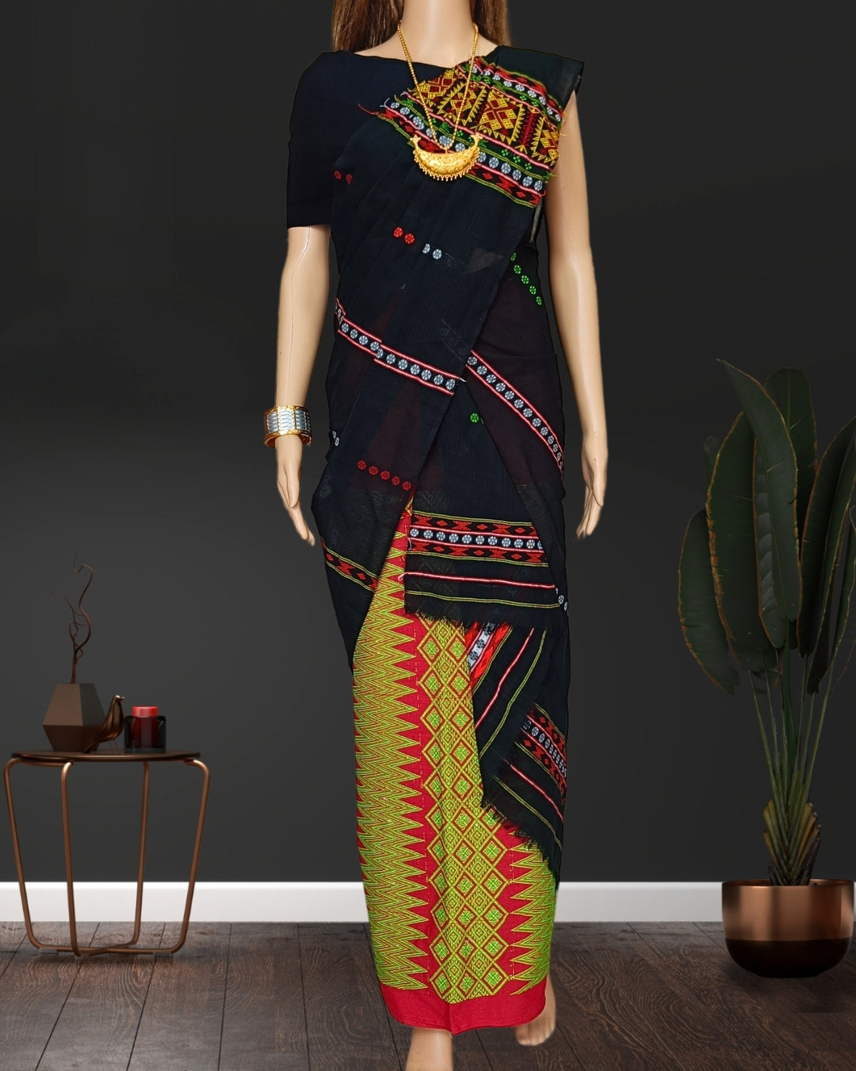 Gero design padmini cotton single chadar - Black