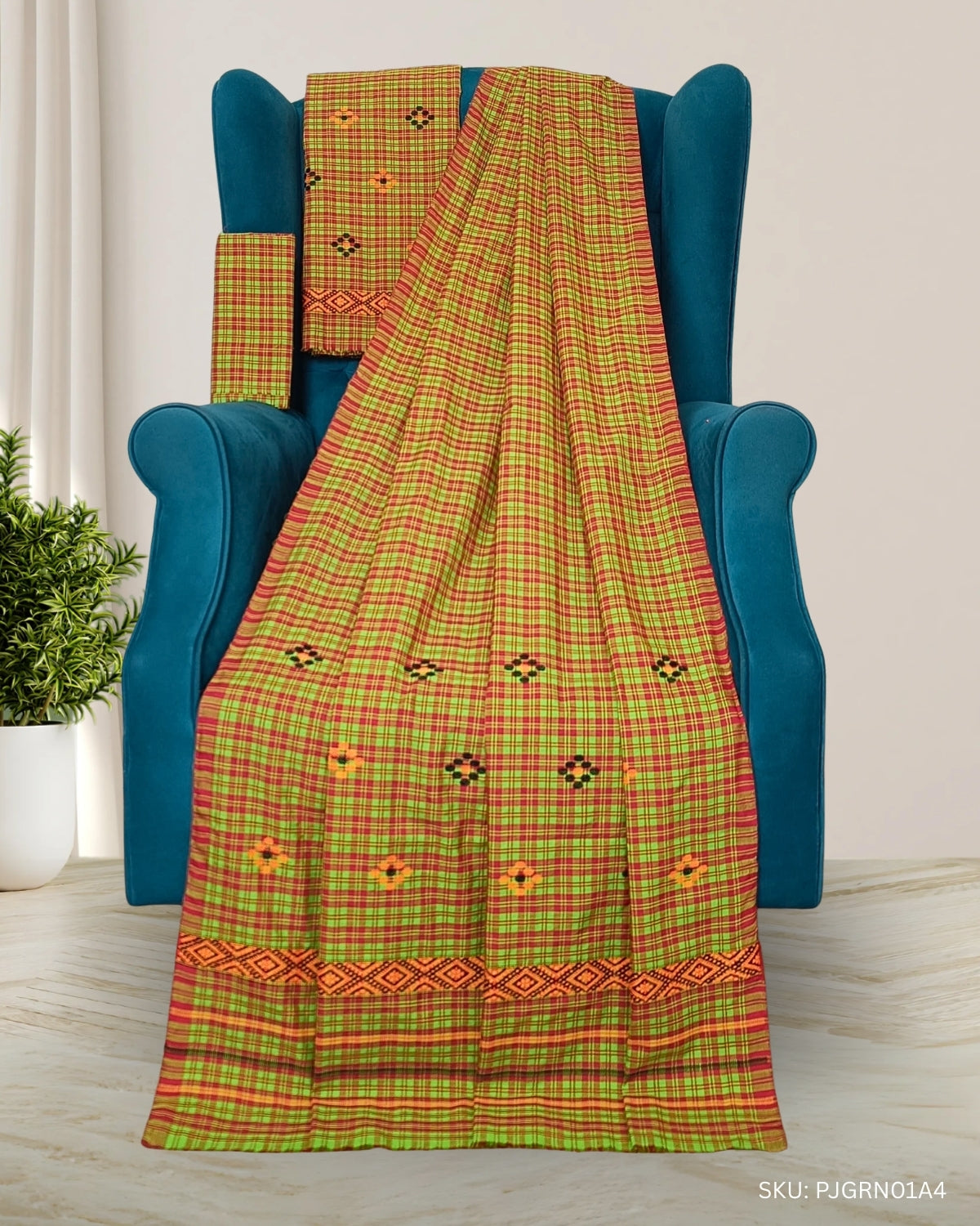 Pajok design Mising mekhela sador