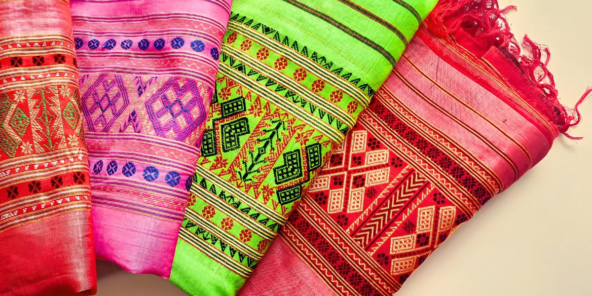 Mising mekhela sador design