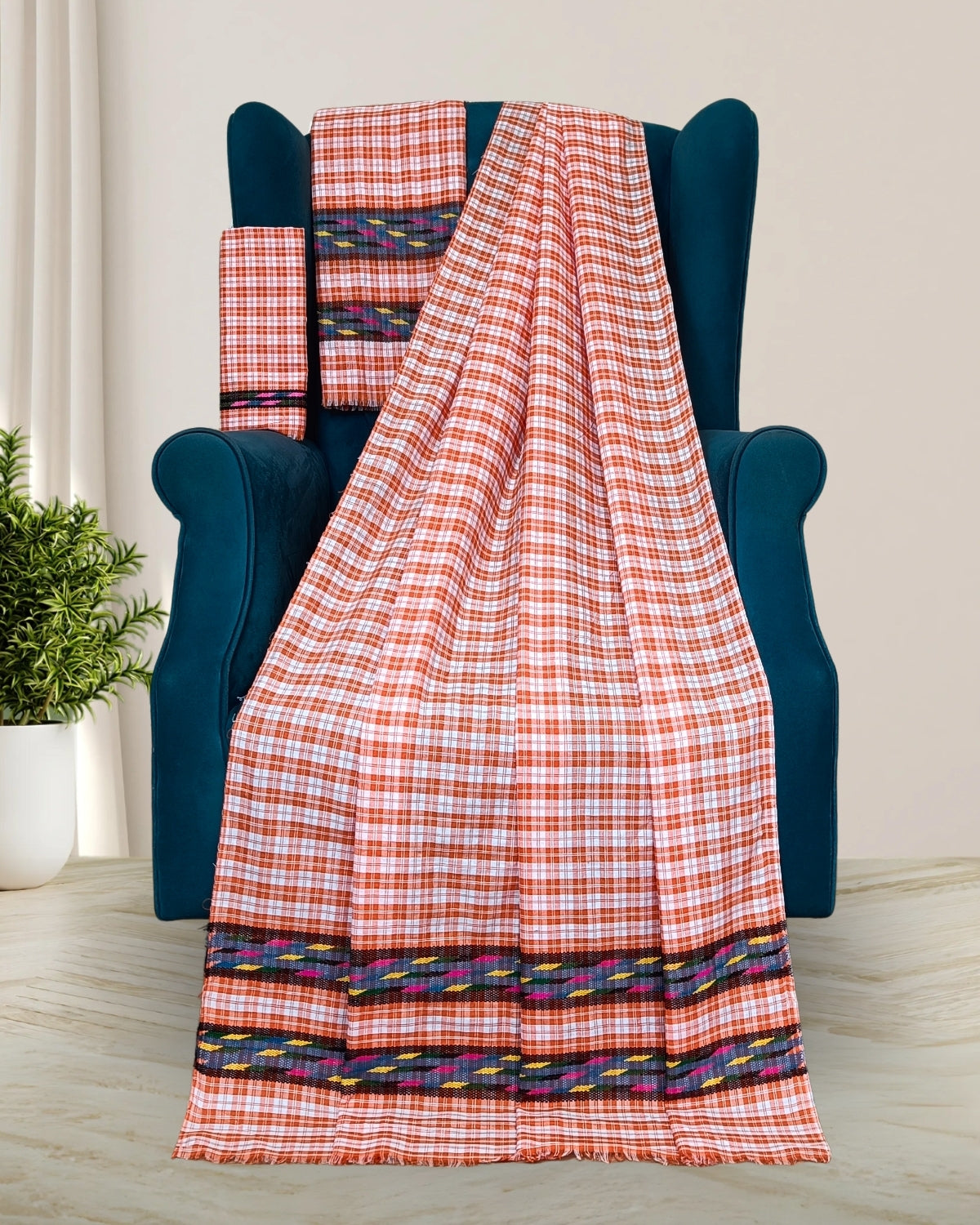 Pajok design Mising mekhela sador