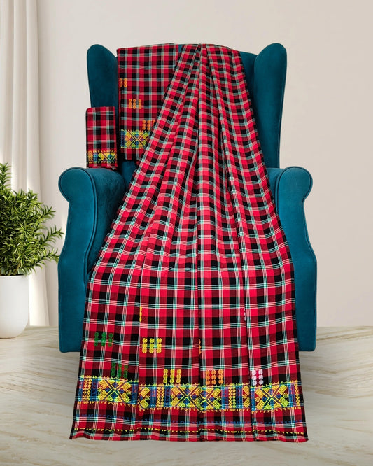 Pajok design Mising mekhela sador