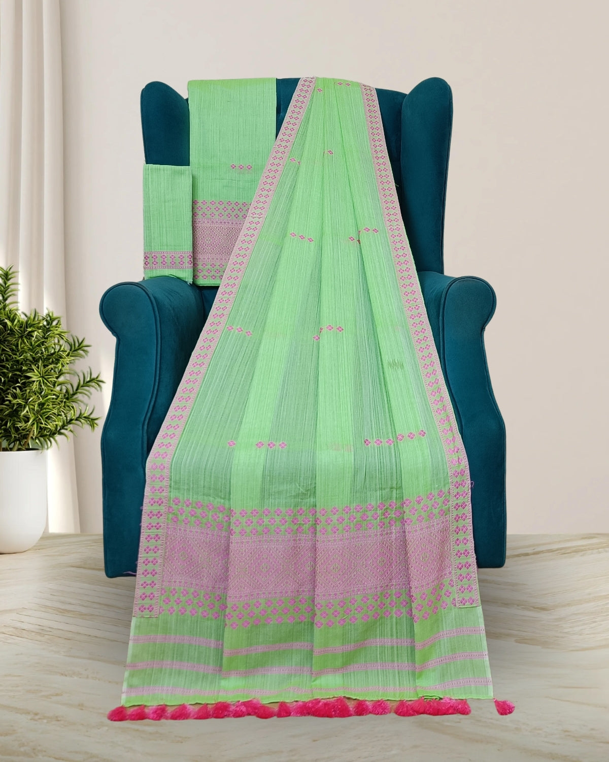 Pure cotton mekhela sador
