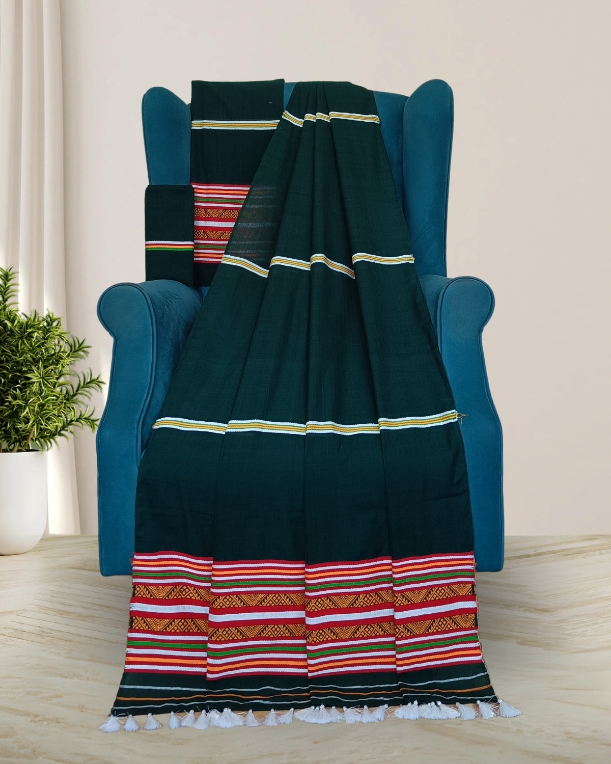 Ribi design Mising mekhela sador