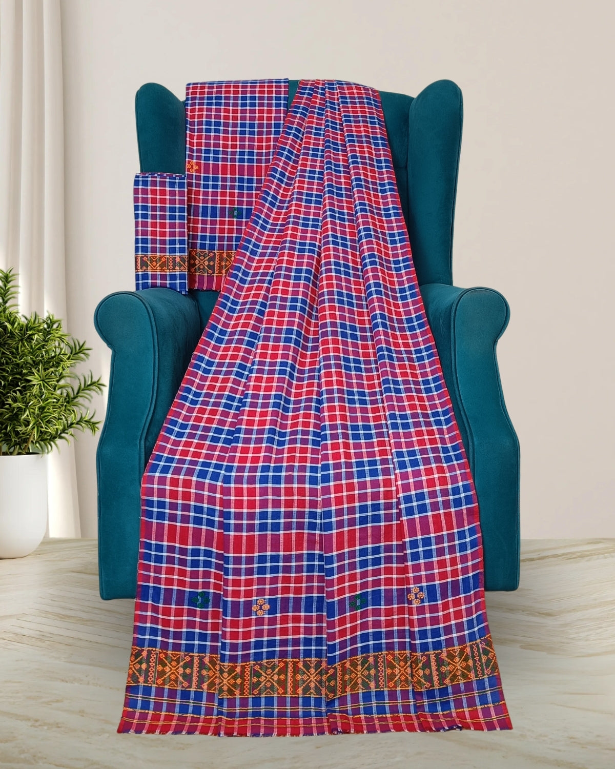 Pajok design Mising mekhela sador