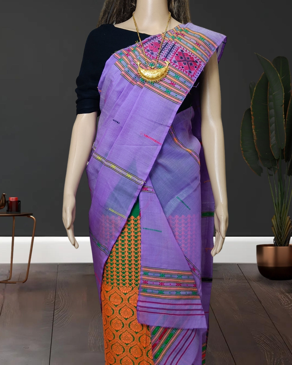 Gero design semi nuni single sador -Purple