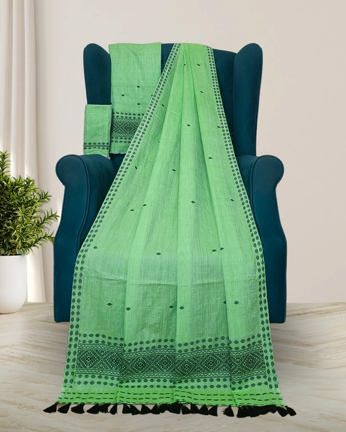 Pure cotton mekhela sador