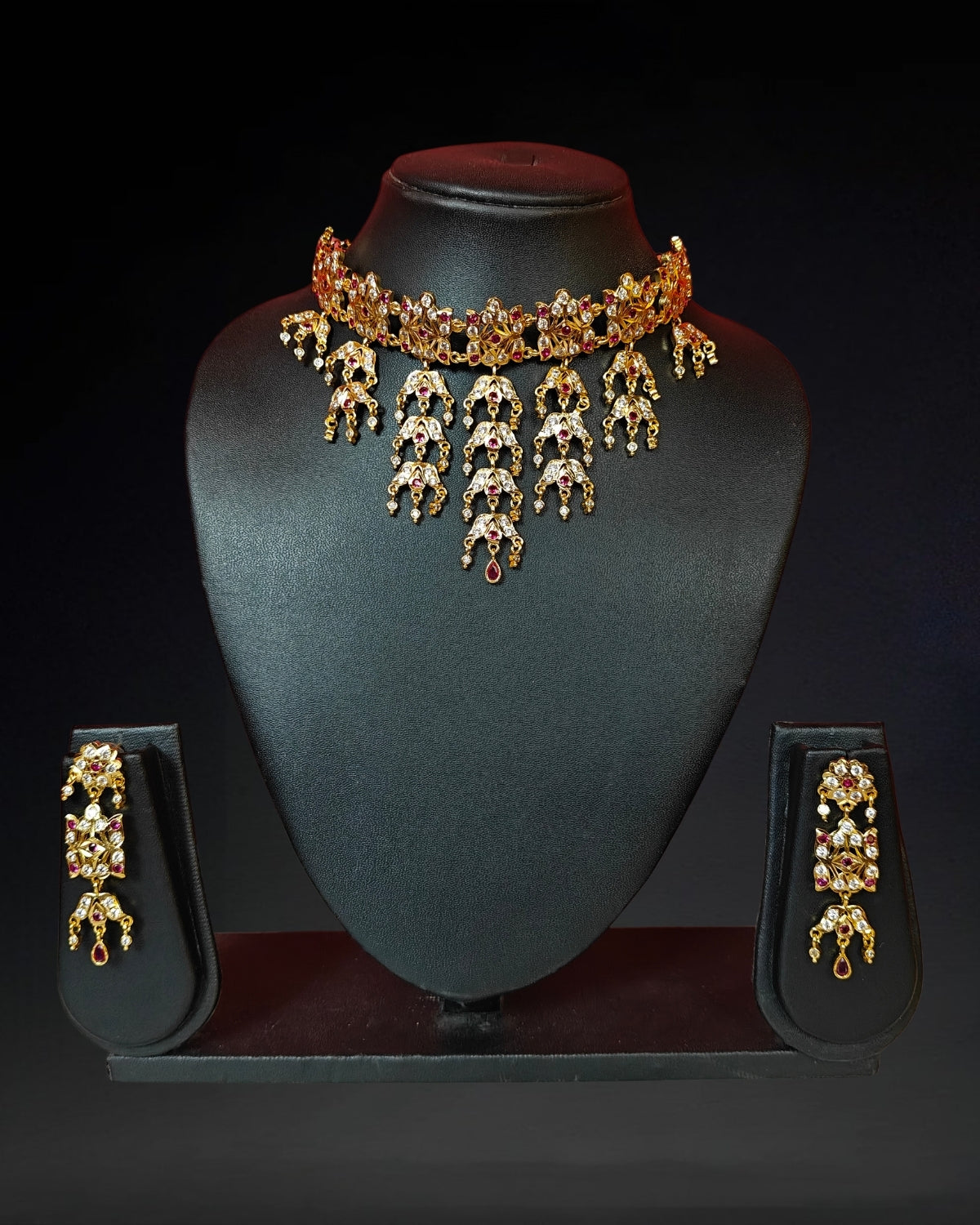 Bridal stone jewellery set