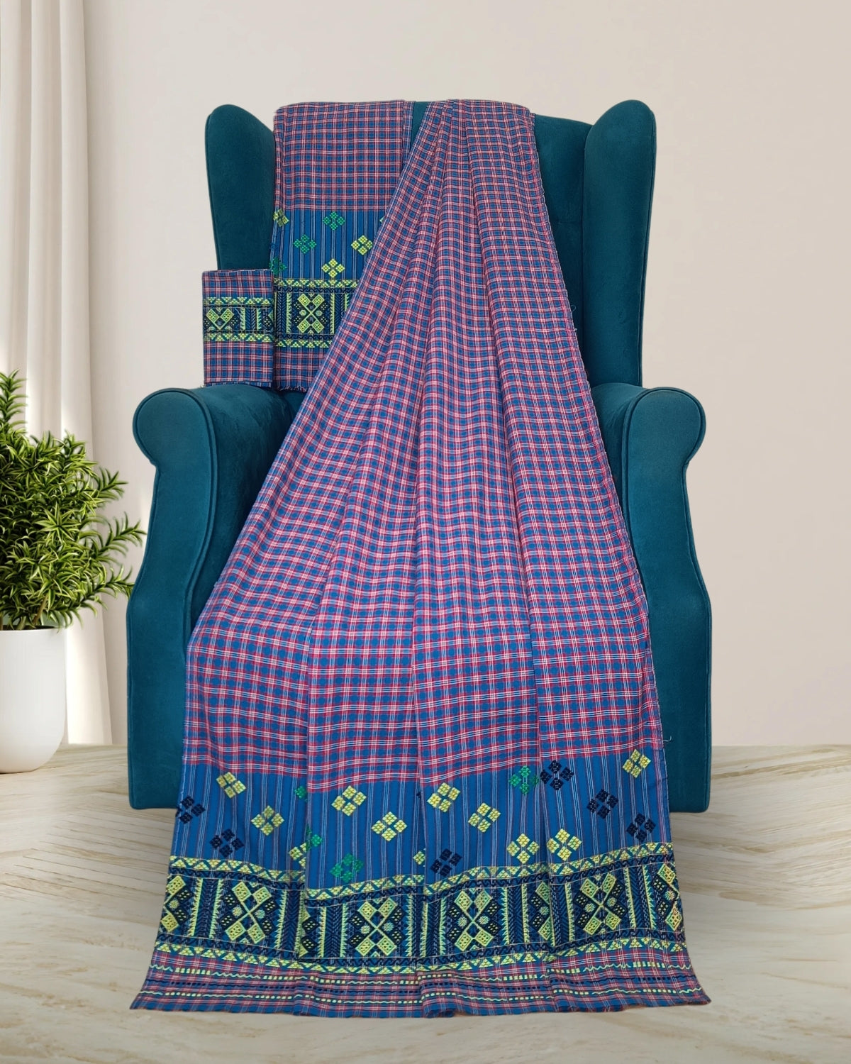 Pajok design Mising mekhela sador