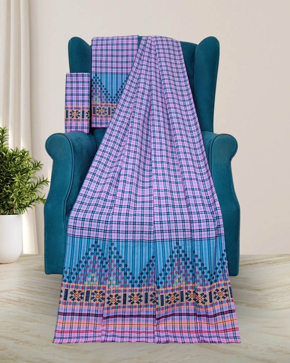 Pajok design Mising mekhela sador