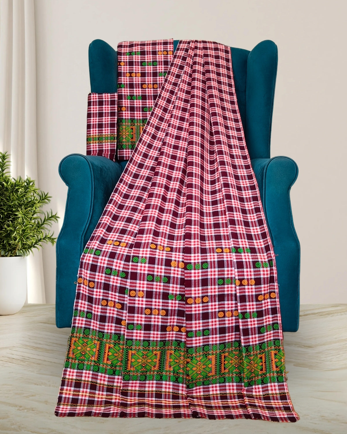 Pajok design Mising mekhela sador
