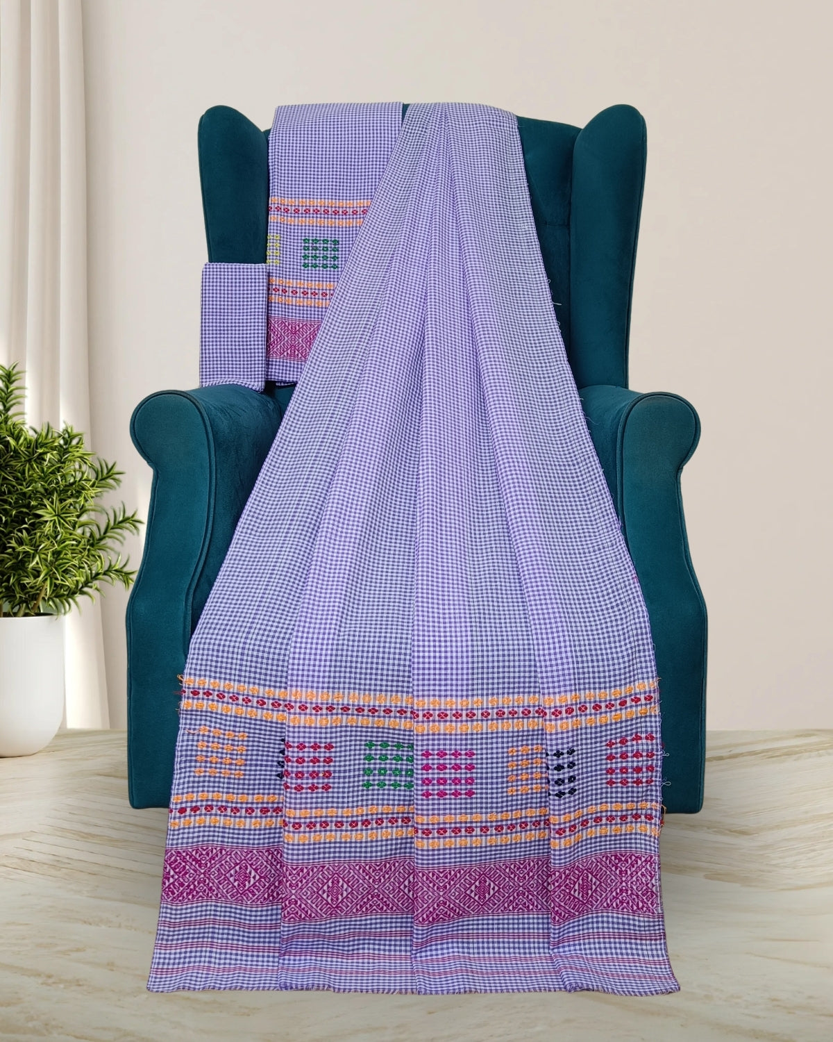 Pajok design Mising mekhela sador