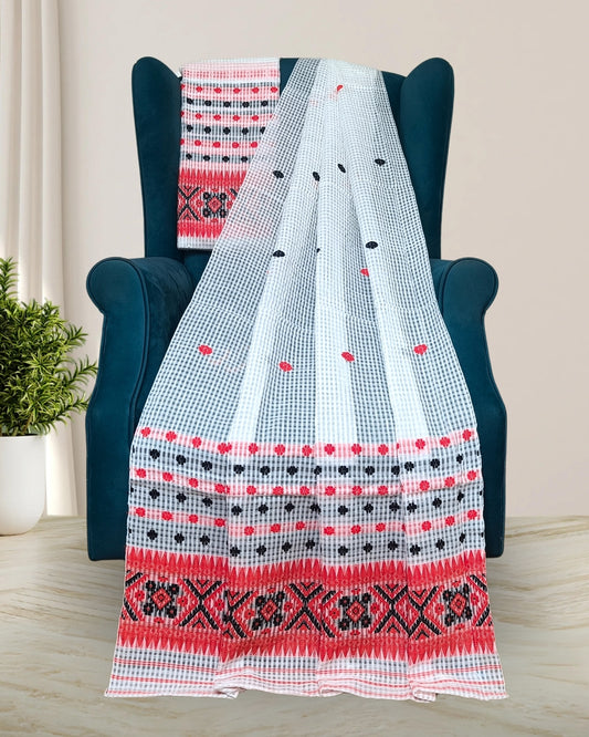 Pure nuni cotton mekhela sador