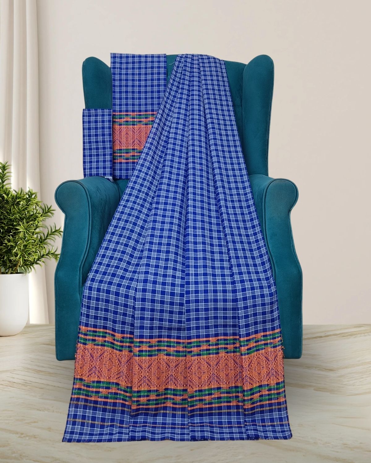 Pajok design Mising mekhela sador
