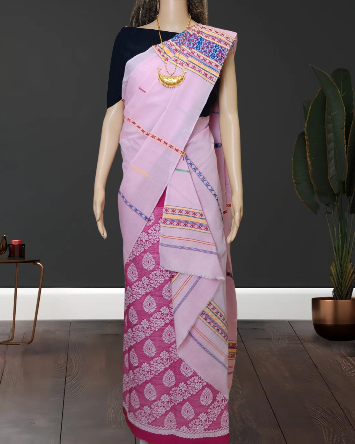 Gero design padmini cotton single sador 