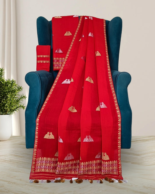 Kesapaat cotton mekhela sador