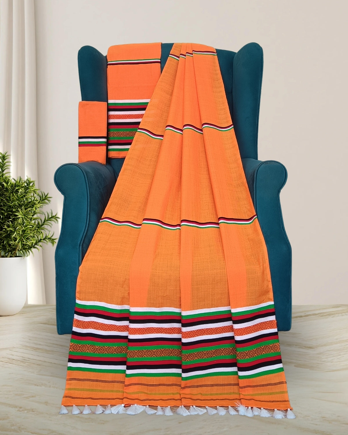 Ribi design Mising mekhela sador