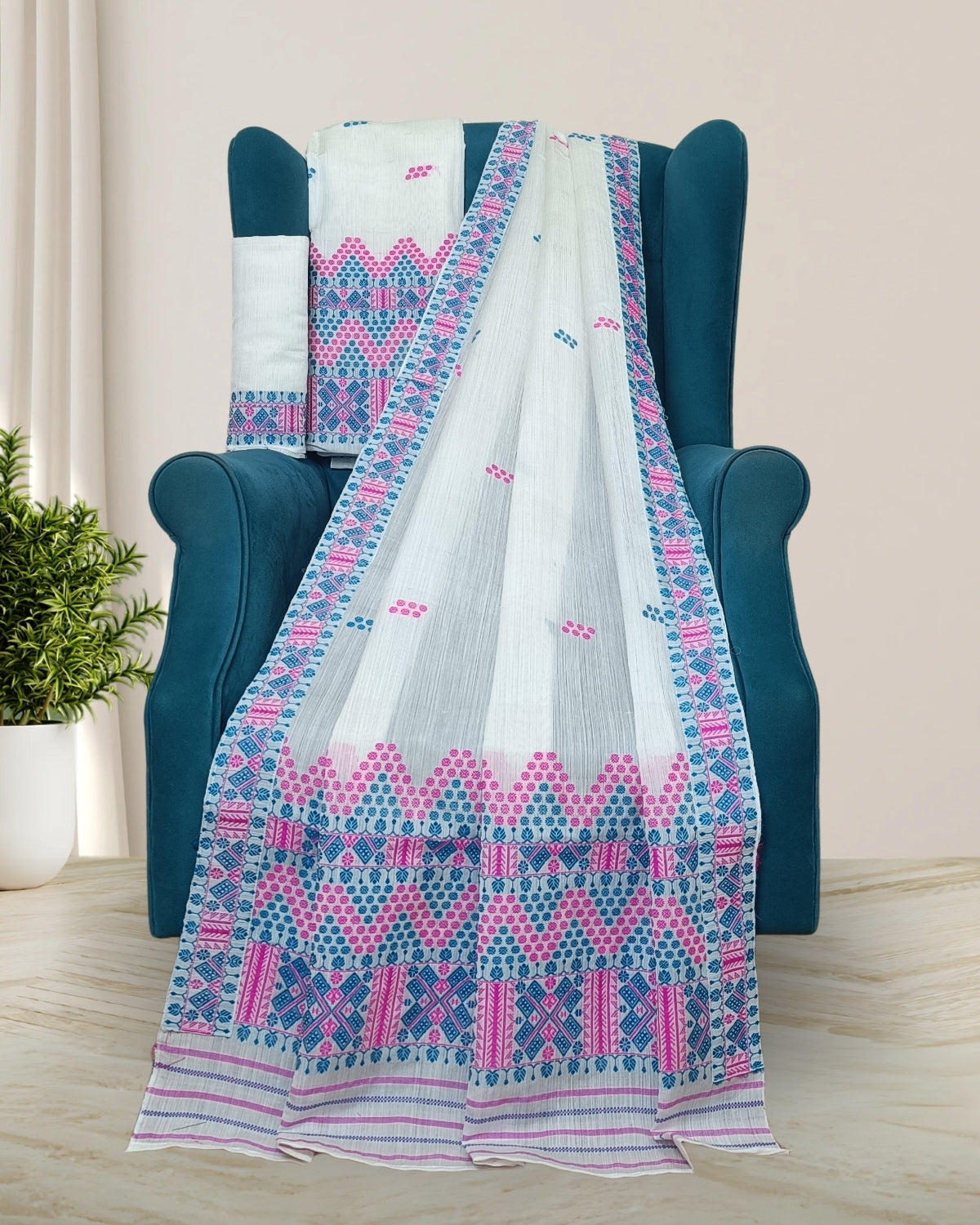 Semi nuni Mising mekhela sador