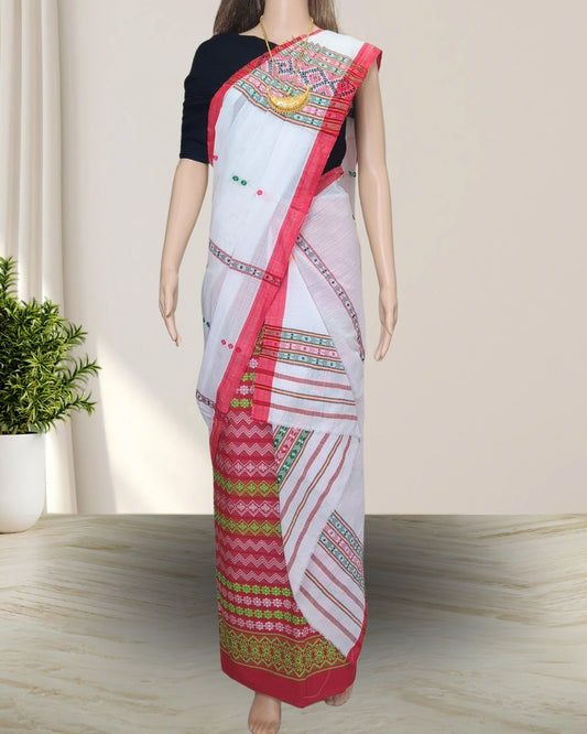 Gero design padmini cotton single sador 