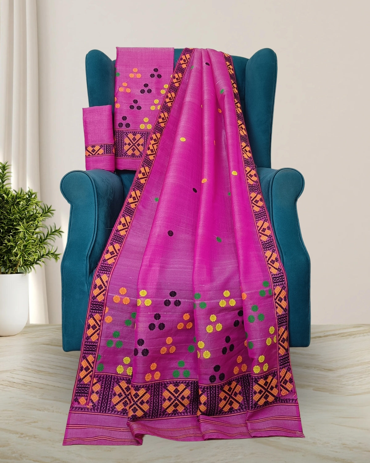 Semi nuni Mising mekhela sador