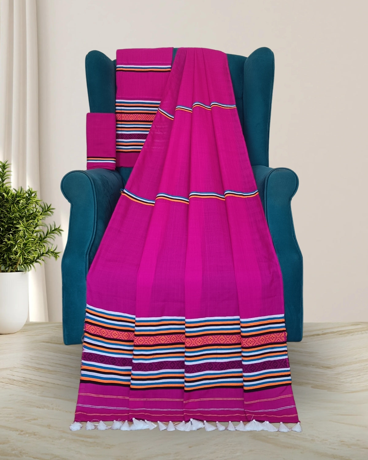 Ribi design Mising mekhela sador