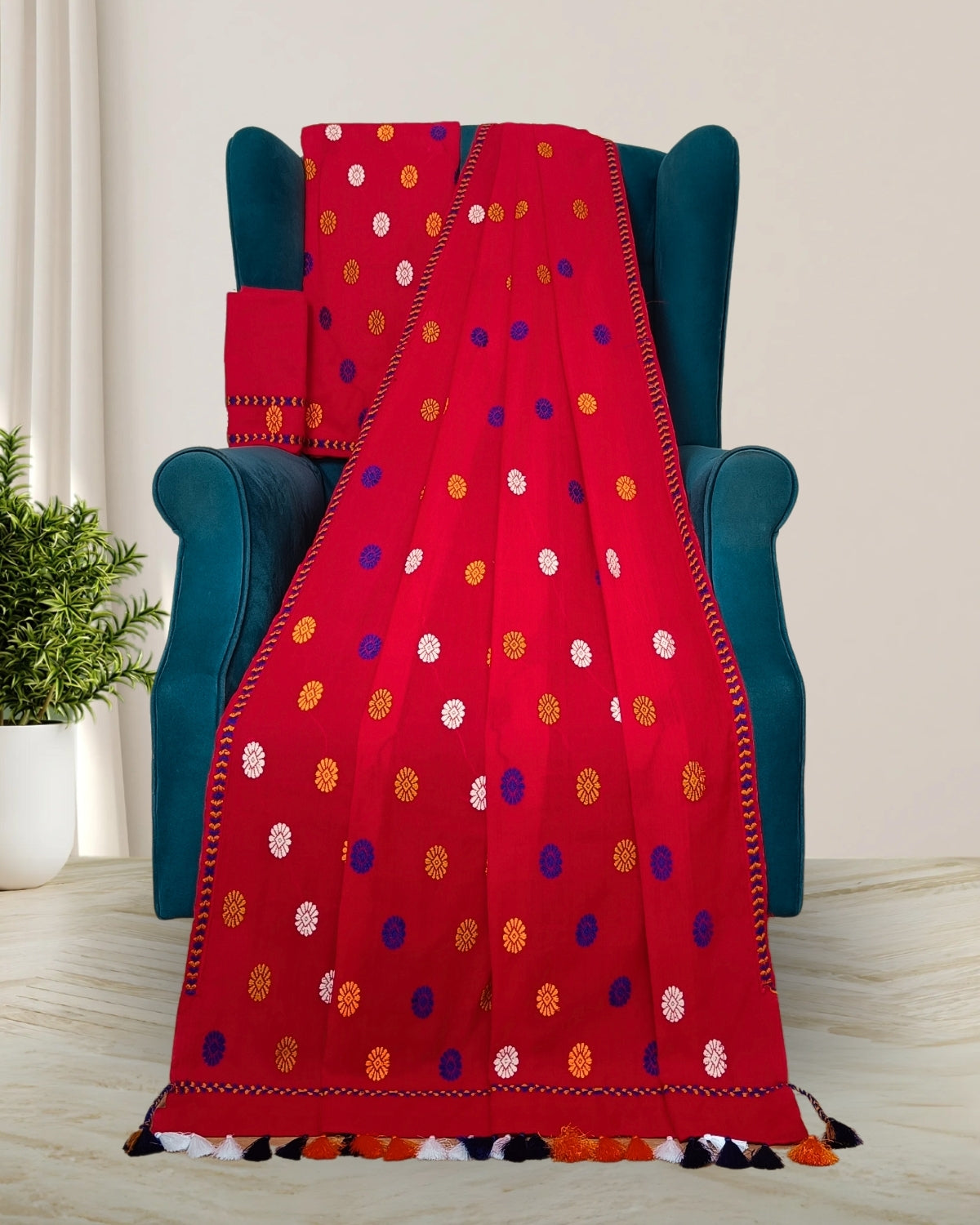 Orient cotton mekhela sador