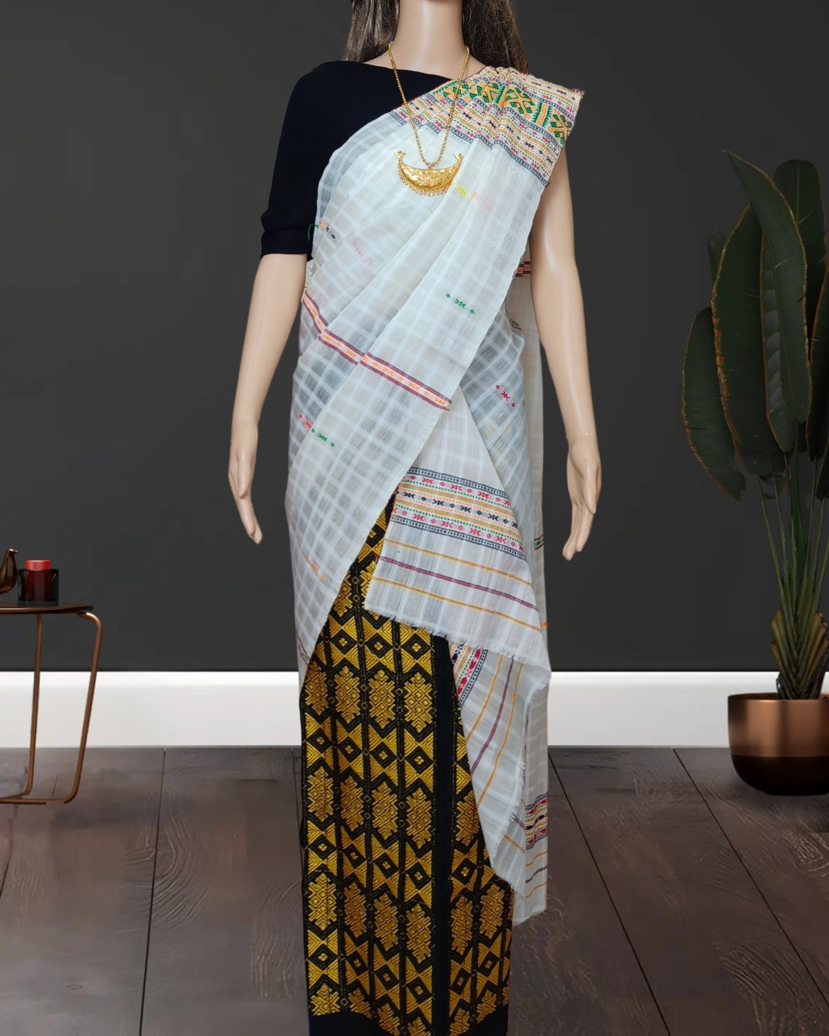 Gero design semi nuni single sador - White