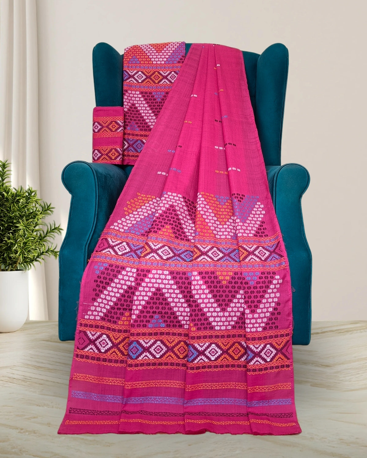 Padmini cotton Mising mekhela sador