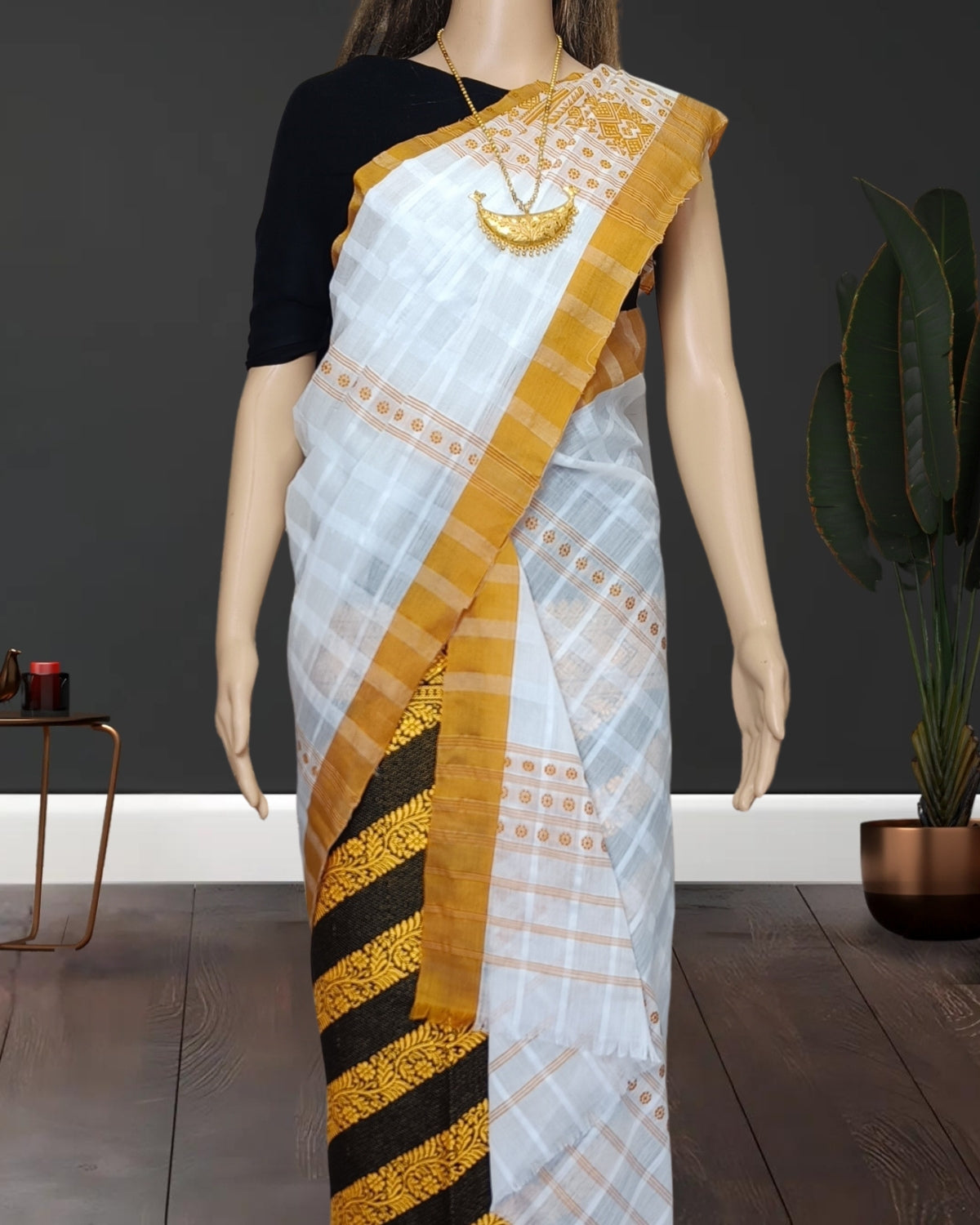 Gero design semi nuni single sador -Yellow