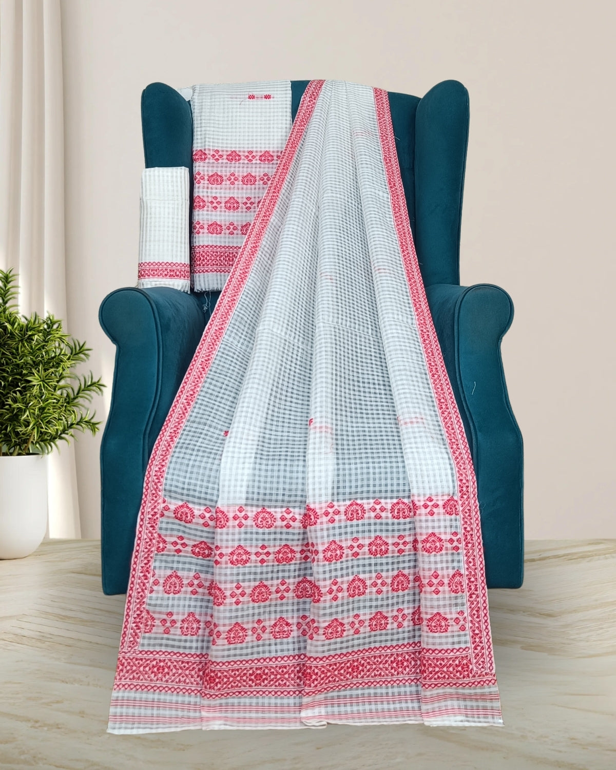 Semi nuni Mising mekhela sador