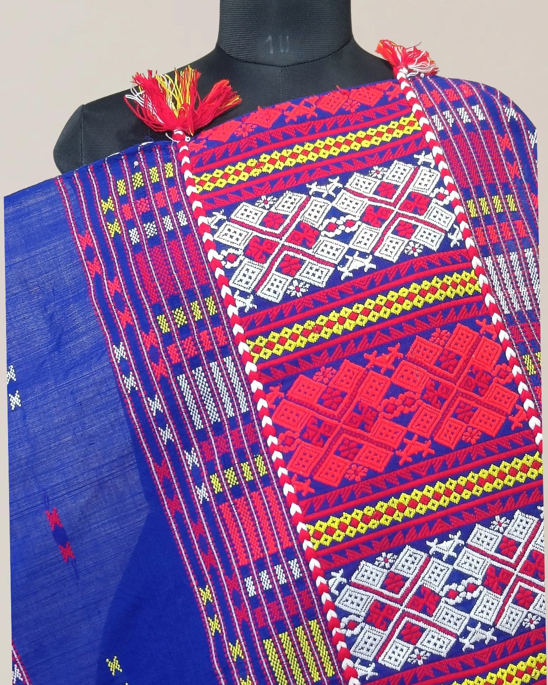 Royal blue padmini cotton Mising gero