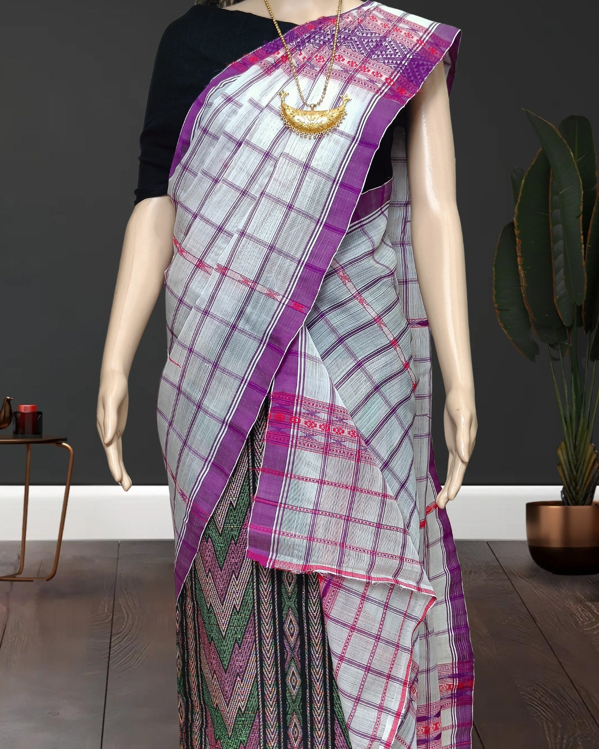 Gero design semi nuni single sador - White