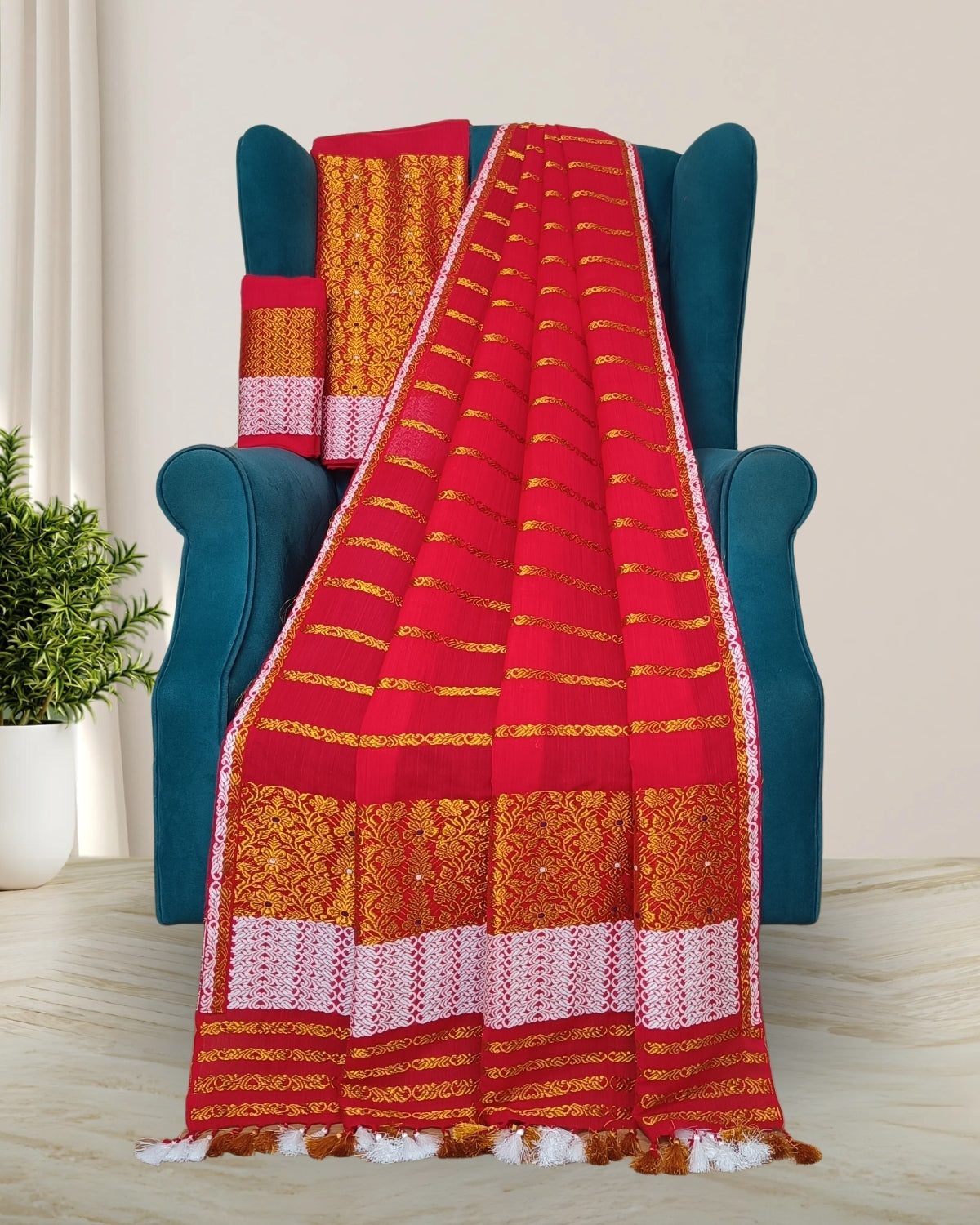 Kesapaat cotton mekhela sador