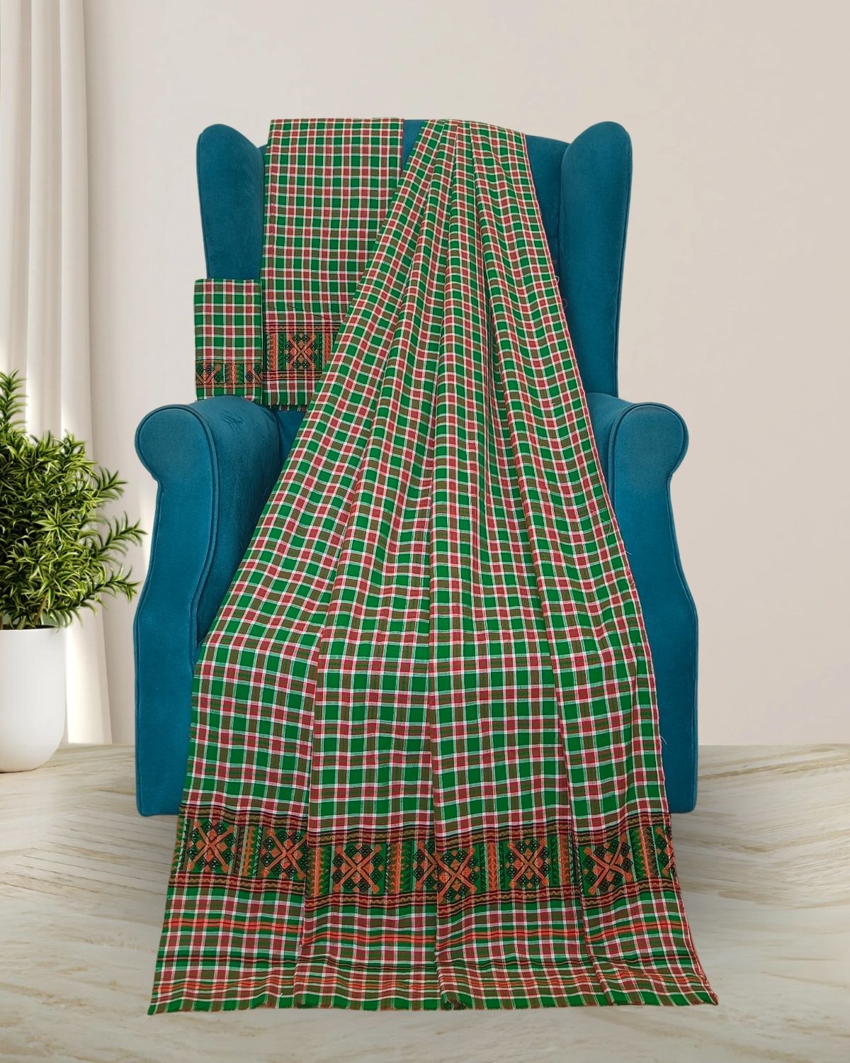 Pajok design Mising mekhela sador