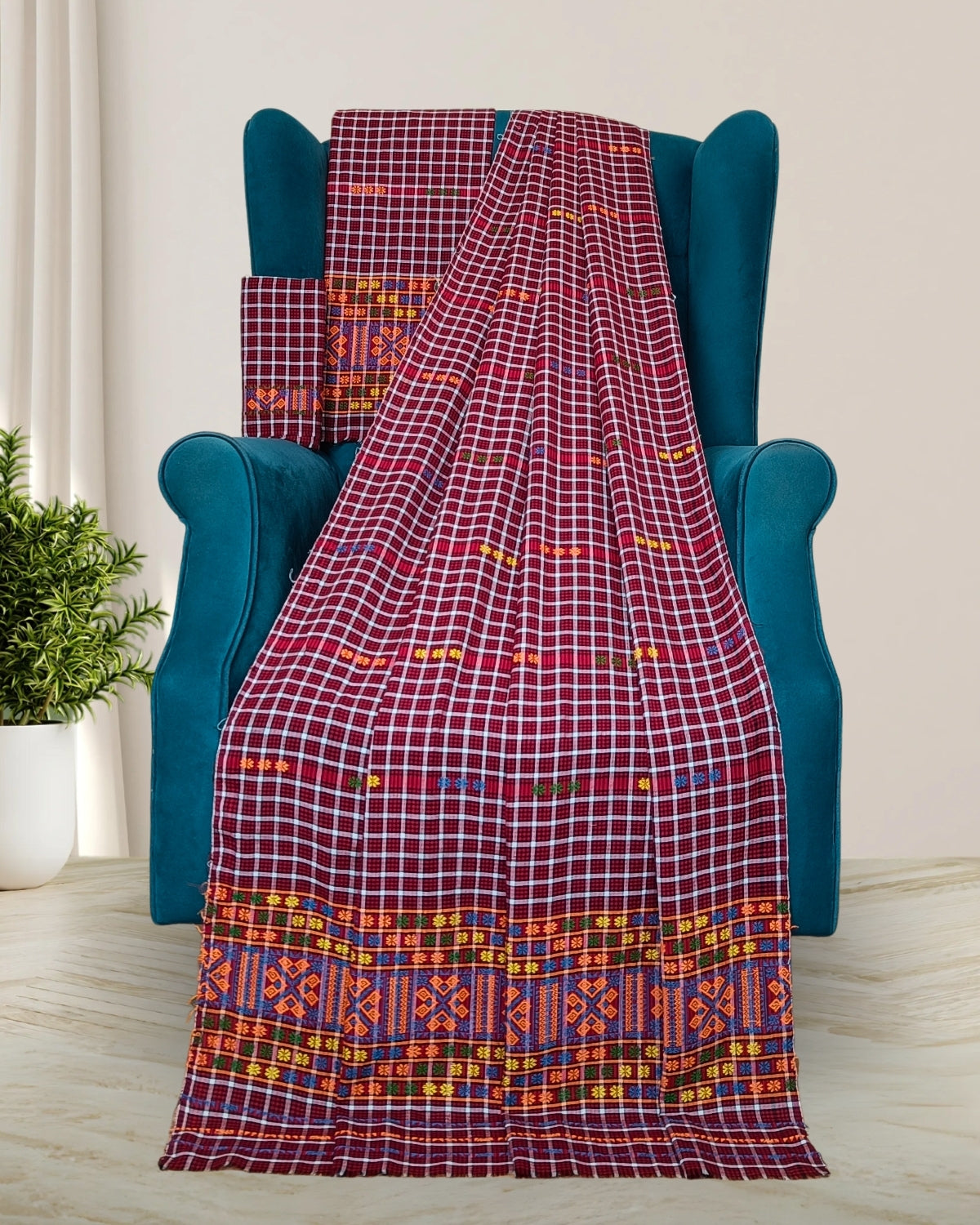 Pajok design Mising mekhela sador