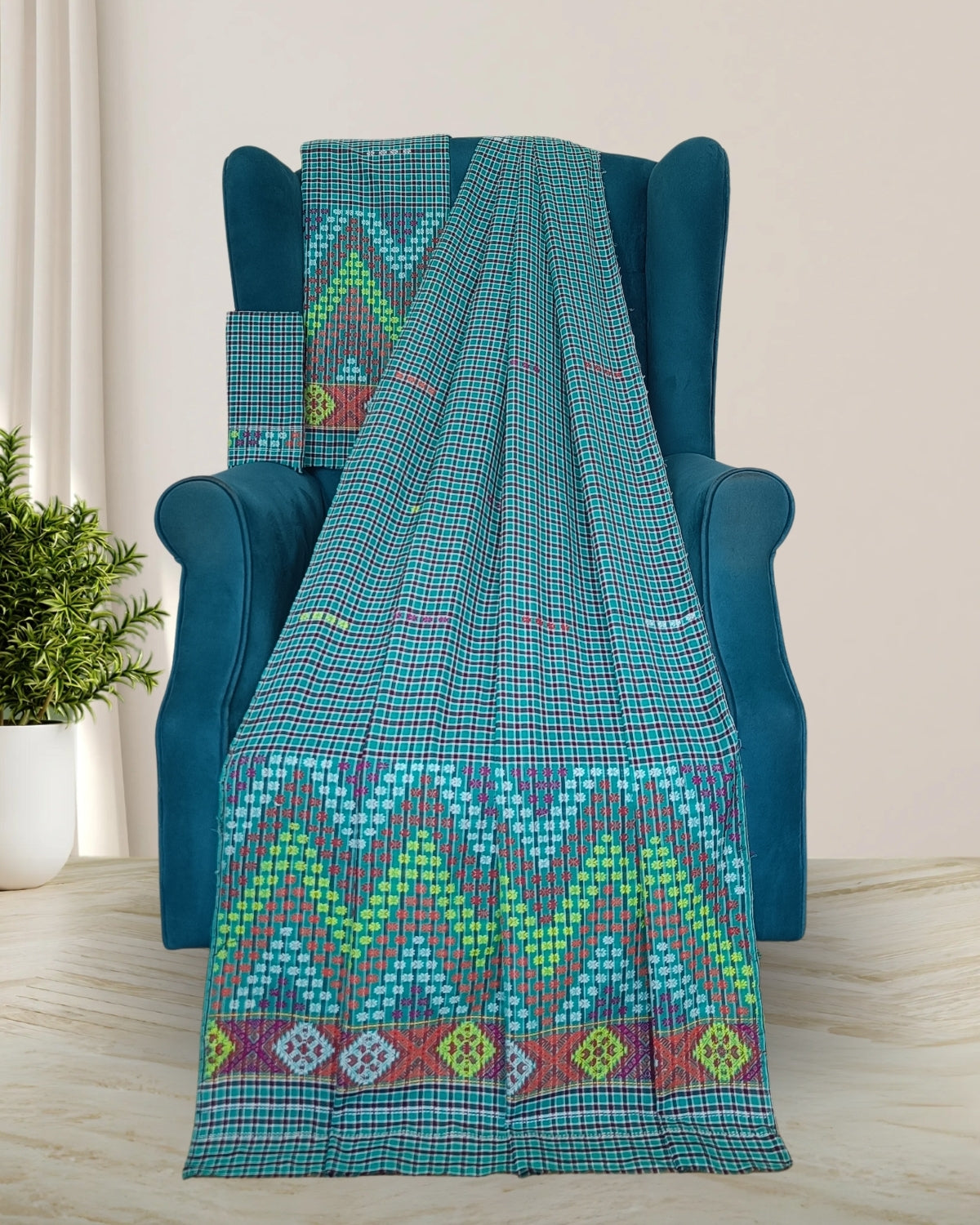 Pajok design Mising mekhela sador