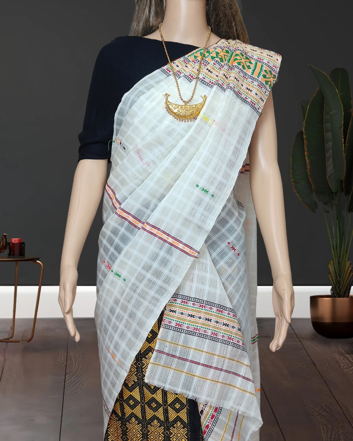 Gero design semi nuni single sador - White