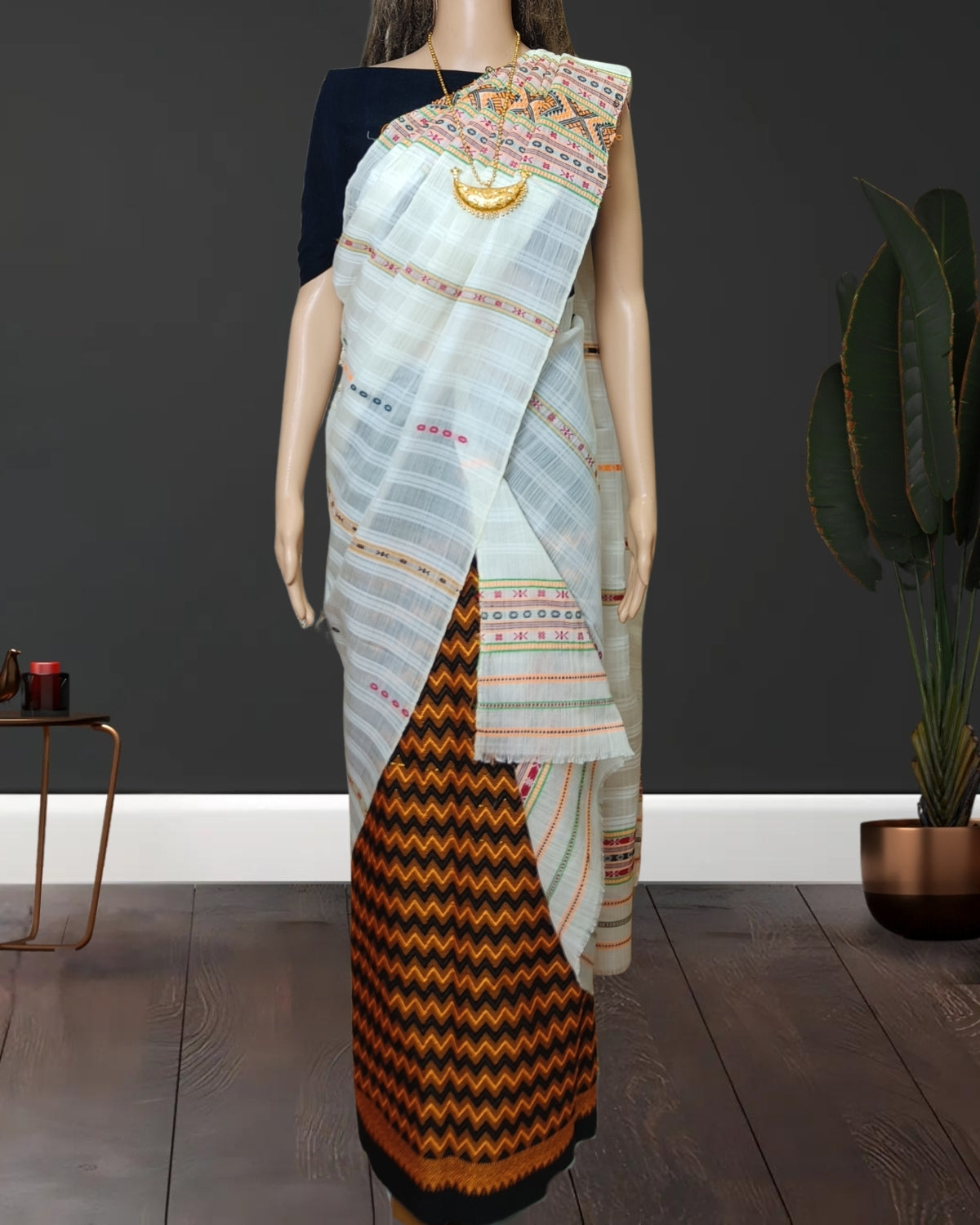 Gero design semi nuni single sador - White